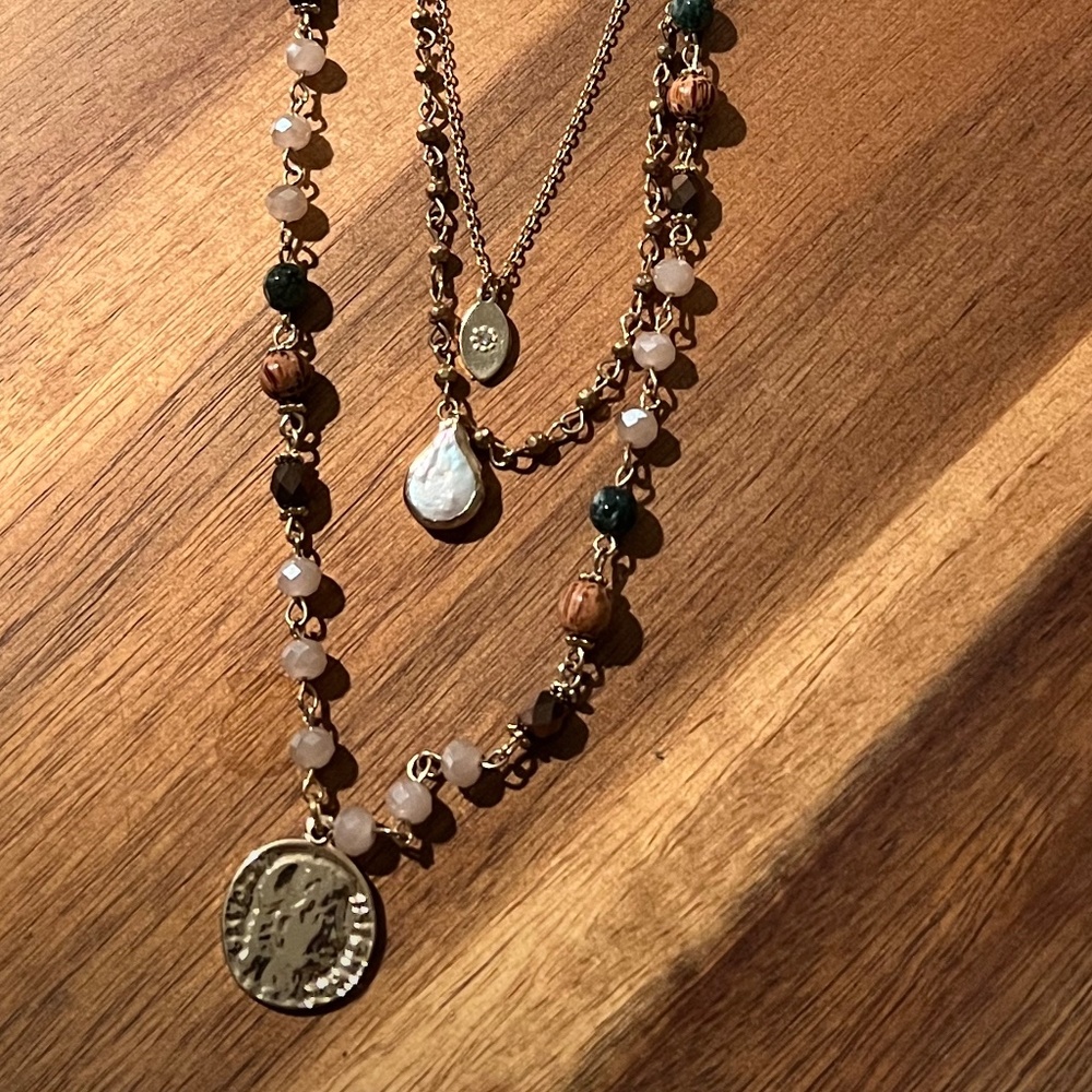 Layered Medallion Necklace